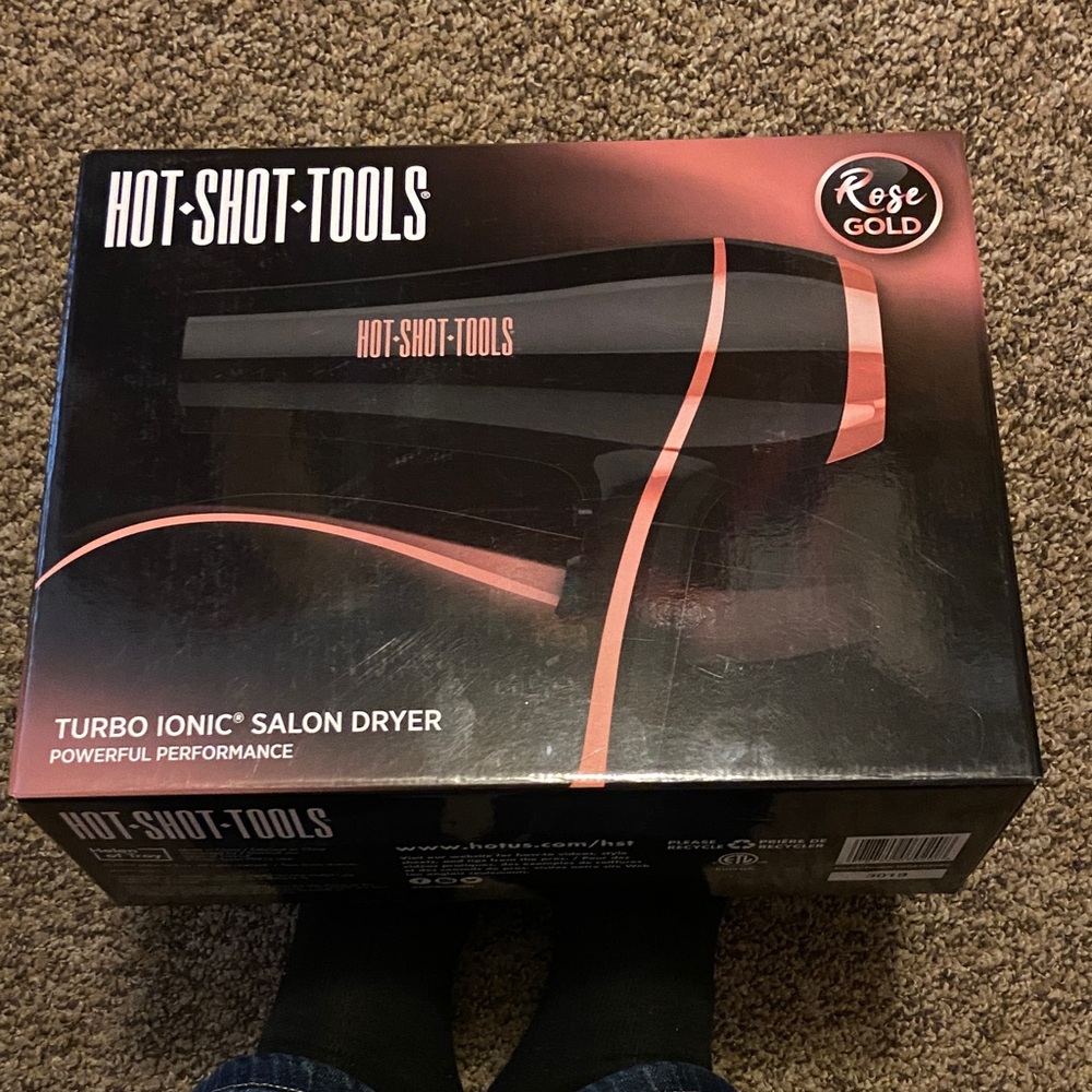 Hot Shot Tools Rose Gold Hair Dryer